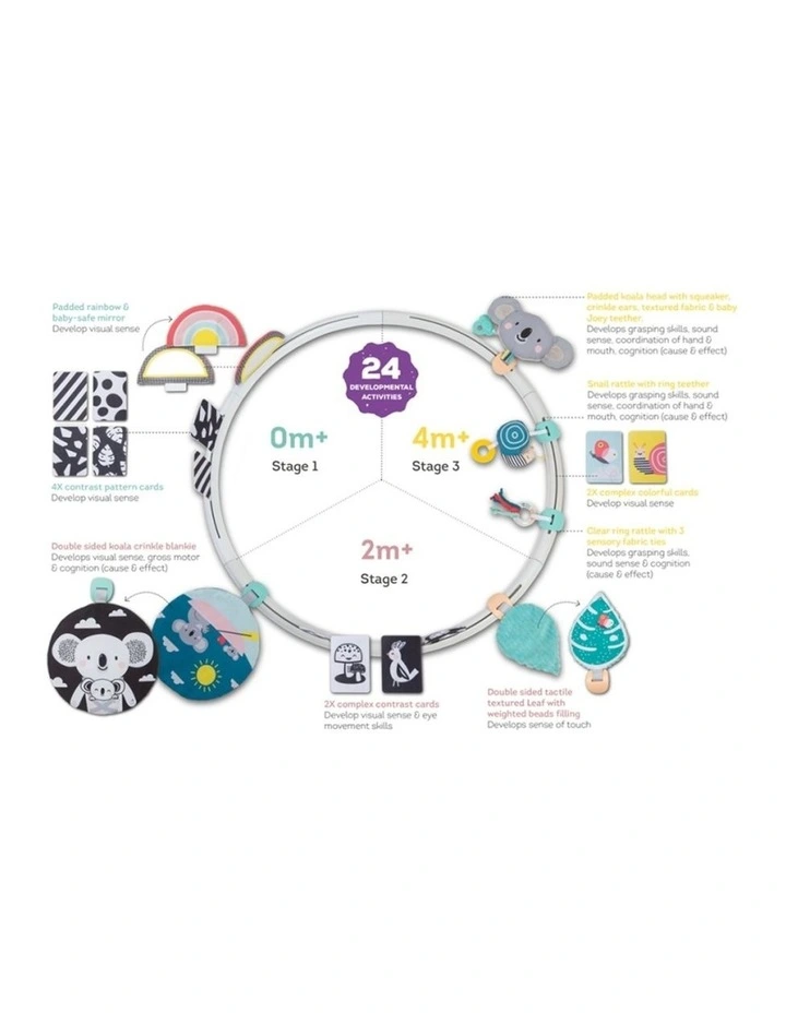 All Around Me Activity Hoop Developmental Baby Toy 0M image 4