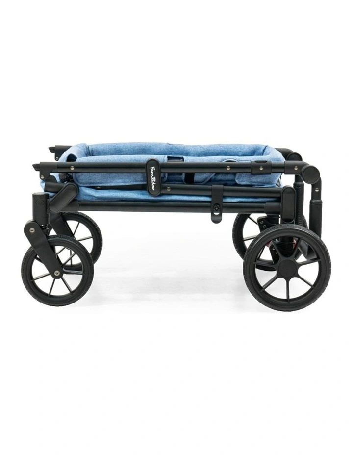 Familidoo Q1 2.0 Wagon Stroller Lightweight Denim Blue image 4
