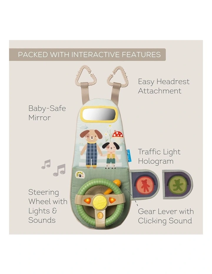 Drive & Discover Travel Toy Interactive Sounds Lights Baby image 4
