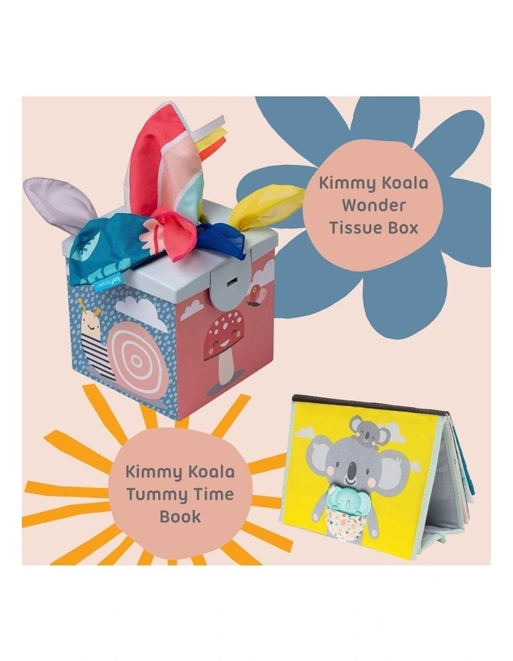 2pc Duo Bundle W/ Kimmy Koala Tissue Box & Tummy-Time Book Set image 2