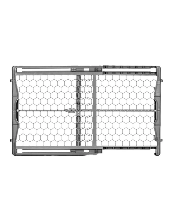 Expandable Baby Gate Plastic Twist Lock Fits Openings 28-42 Inch image 1