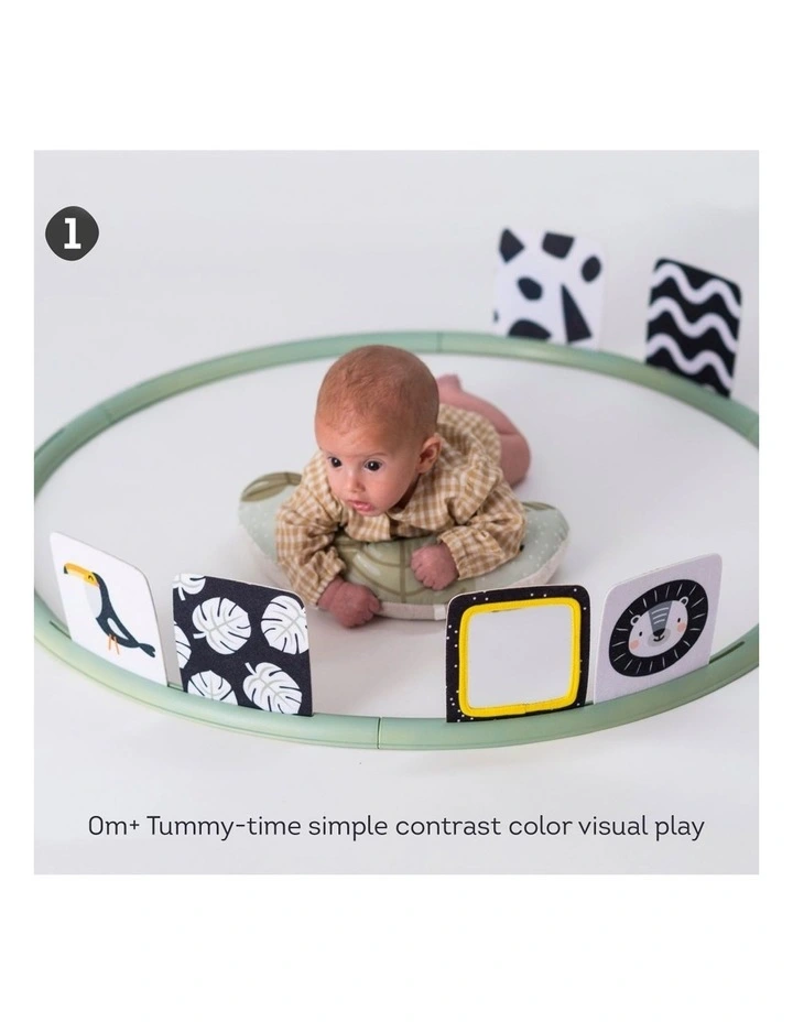 Tummy Time Trainer Baby Activity Gym W/ Accessories 0M image 3