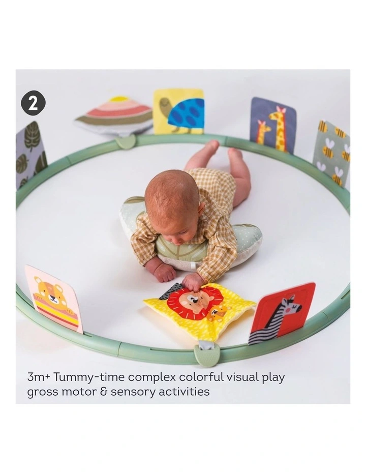 Tummy Time Trainer Baby Activity Gym W/ Accessories 0M image 4
