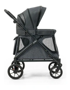 Familidoo Q1 2.0 Wagon Stroller Lightweight Charcoal Grey