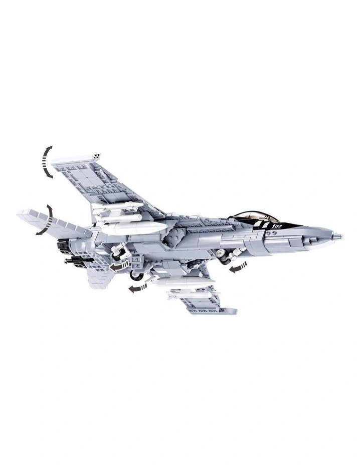 Sluban B0928 Model Kit FA18 Super Hornet Fighter Jet Plane RAAF Military Air Force Building Blocks image 5