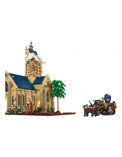 Sluban B1532 Model Kit 44cm Battle Of Sainte Mere Eglise D-Day WWII Paratrooper Army Building