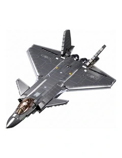 Sluban B1187 Model Kit 1:44 J20 Mighty Dragon Chinese Stealth Fighter Jet Plane Modern PLAAF