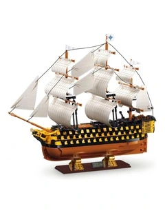 Sluban B1552 Model Kit 1:200 HMS Victory Sailing Battleship Warship Navy Vessel Boat Military DIY