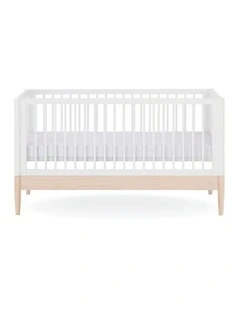 Eos Cot Bed - White | Natural