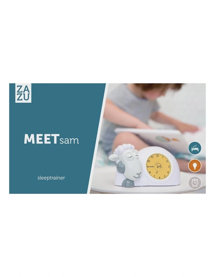 ZAZU Sleep Trainer Clock - Sam The Lamb (Camel) image 3