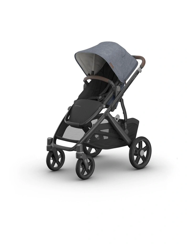 UPPAbaby Vista V3 Pram With Bassinet - Julian (Dusty Blue Melange) image 2