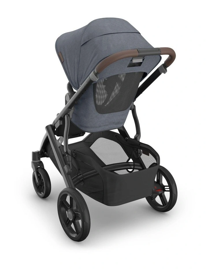 UPPAbaby Vista V3 Pram With Bassinet - Julian (Dusty Blue Melange) image 3