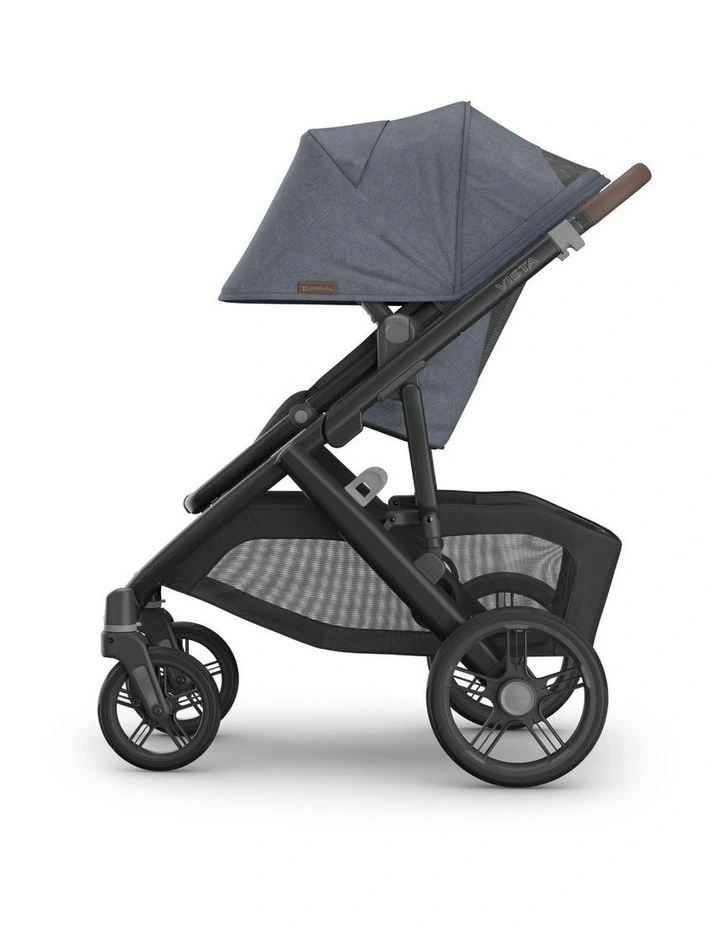 UPPAbaby Vista V3 Pram With Bassinet - Julian (Dusty Blue Melange) image 5