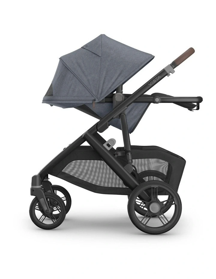 UPPAbaby Vista V3 Pram With Bassinet - Julian (Dusty Blue Melange) image 6