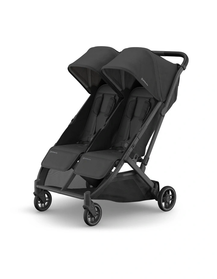 UPPAbaby Minu Duo Stroller - Jake (Charcoal / Carbon / Black Leather) image 1
