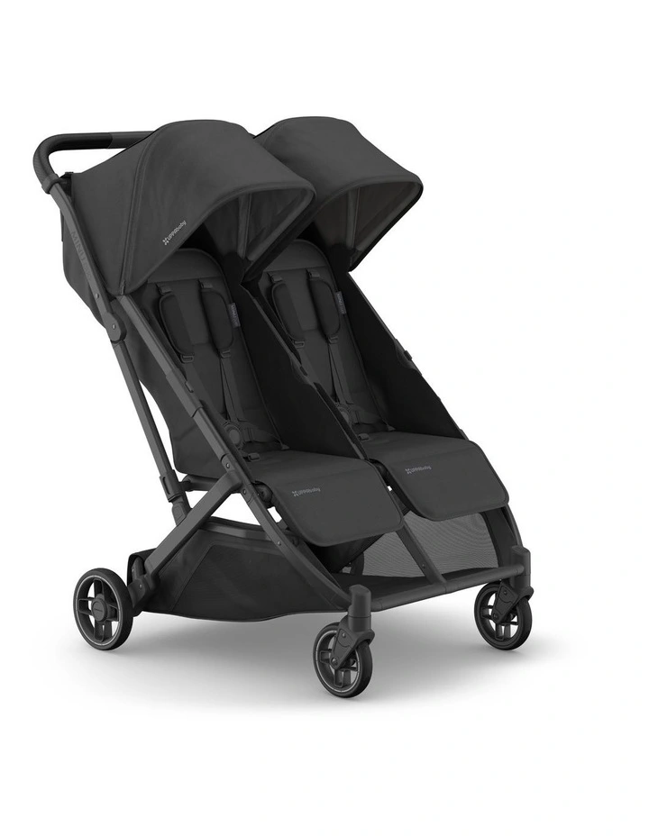 UPPAbaby Minu Duo Stroller - Jake (Charcoal / Carbon / Black Leather) image 3