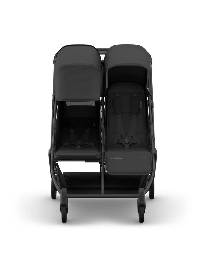 UPPAbaby Minu Duo Stroller - Jake (Charcoal / Carbon / Black Leather) image 4