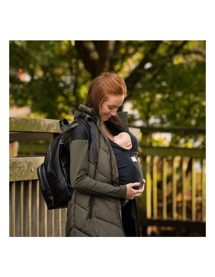 Stretchy Baby Wrap - Ebony image 4