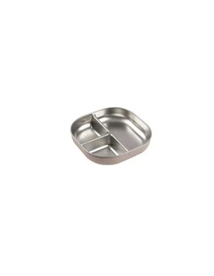 Stainless Steel Divided Plate - Cotton Candy