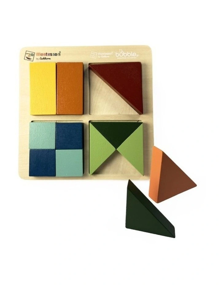 Montessori by Eichhorn Shape Puzzle image 2