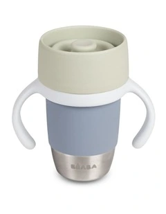 Click & Drink 360 Stainless Steel Learning Cup 240ml - Pebble