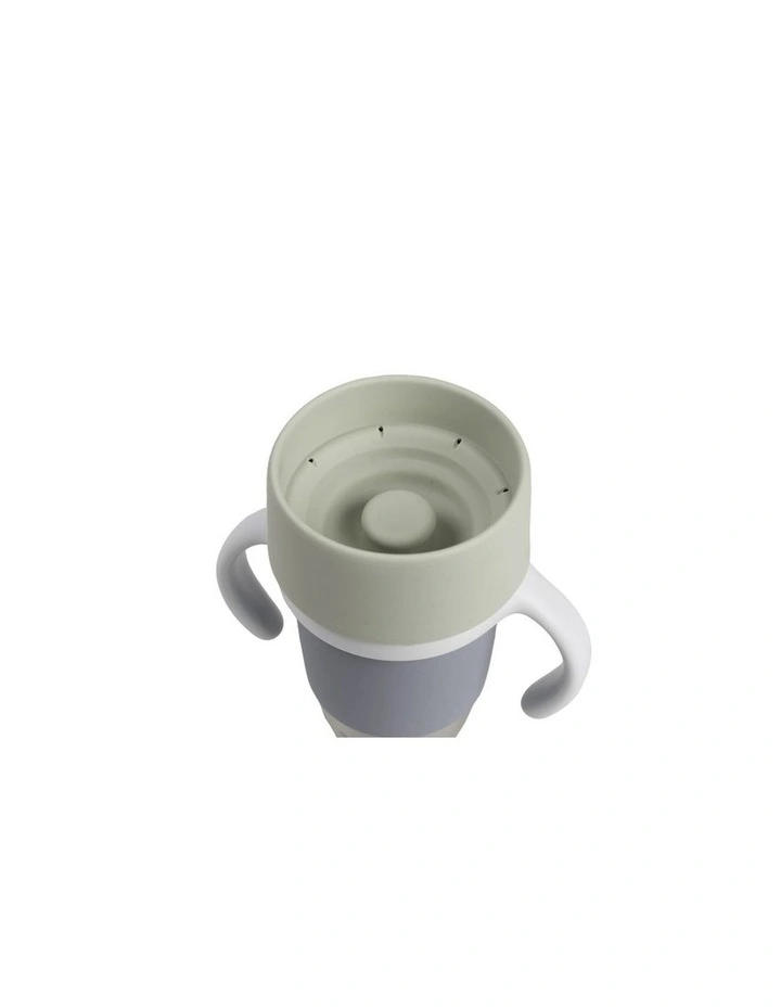 Click & Drink 360 Stainless Steel Learning Cup 240ml - Pebble image 2