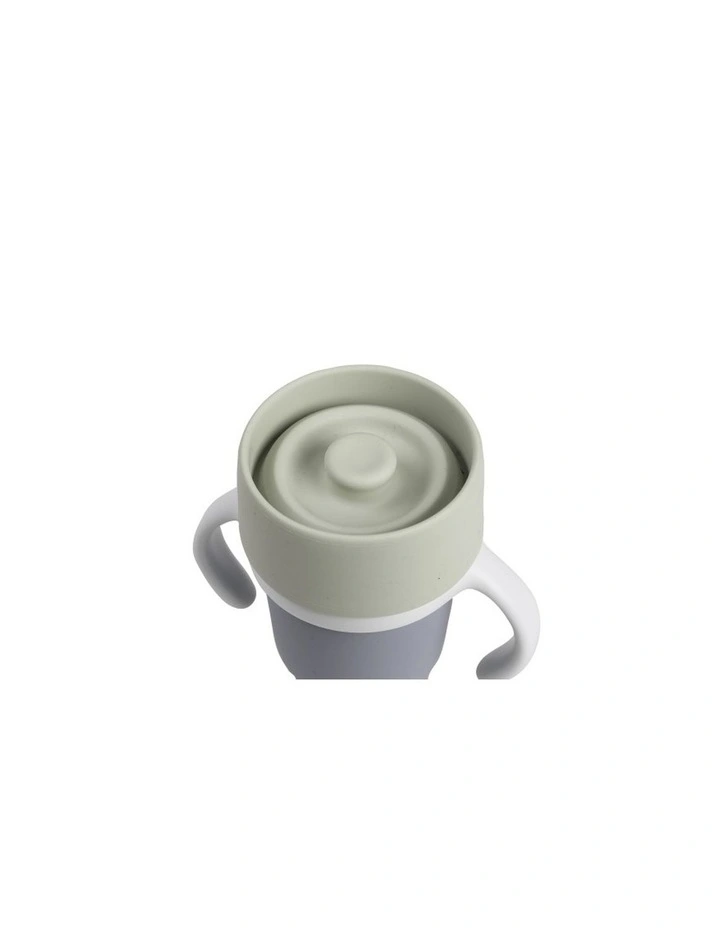 Click & Drink 360 Stainless Steel Learning Cup 240ml - Pebble image 3
