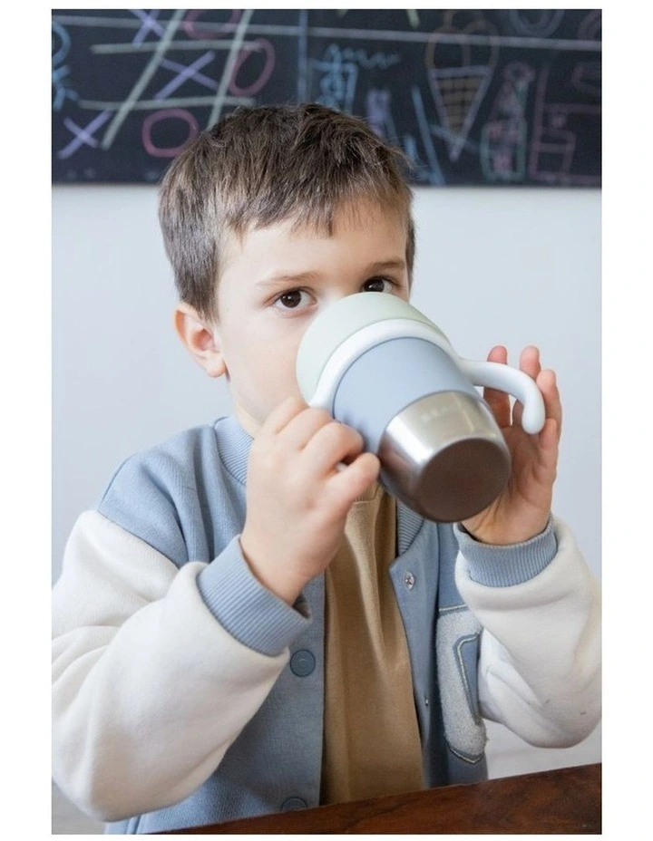 Click & Drink 360 Stainless Steel Learning Cup 240ml - Pebble image 6