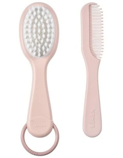 Baby Brush & Comb - Vintage Pink