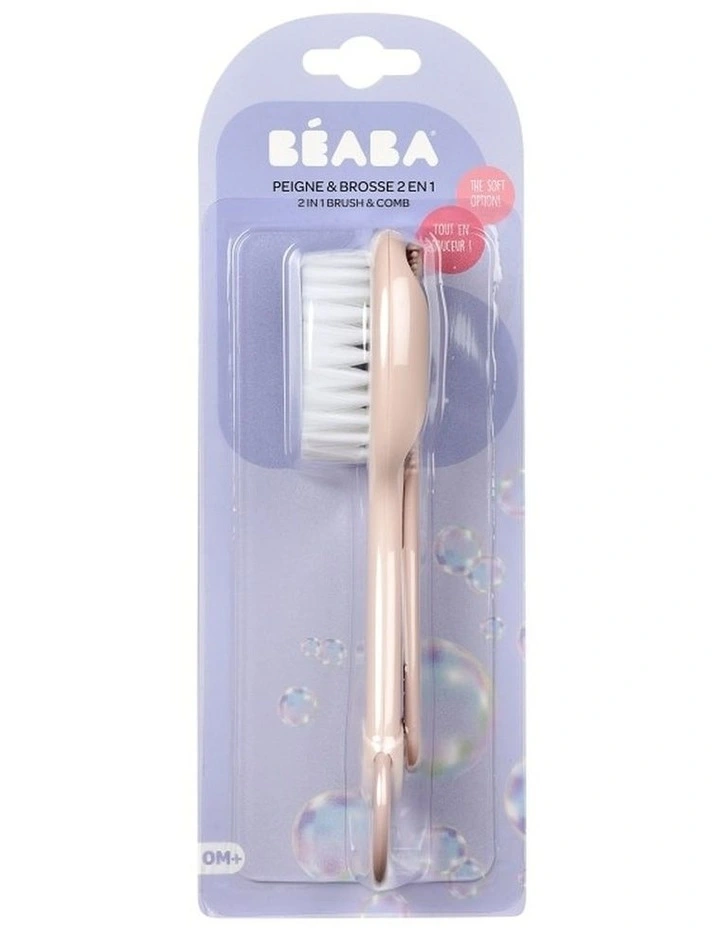 Baby Brush & Comb - Vintage Pink image 2