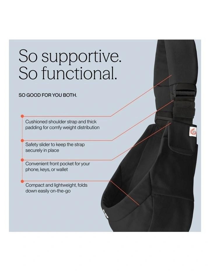 Upsie Sling Carrier - Onyx Black image 5