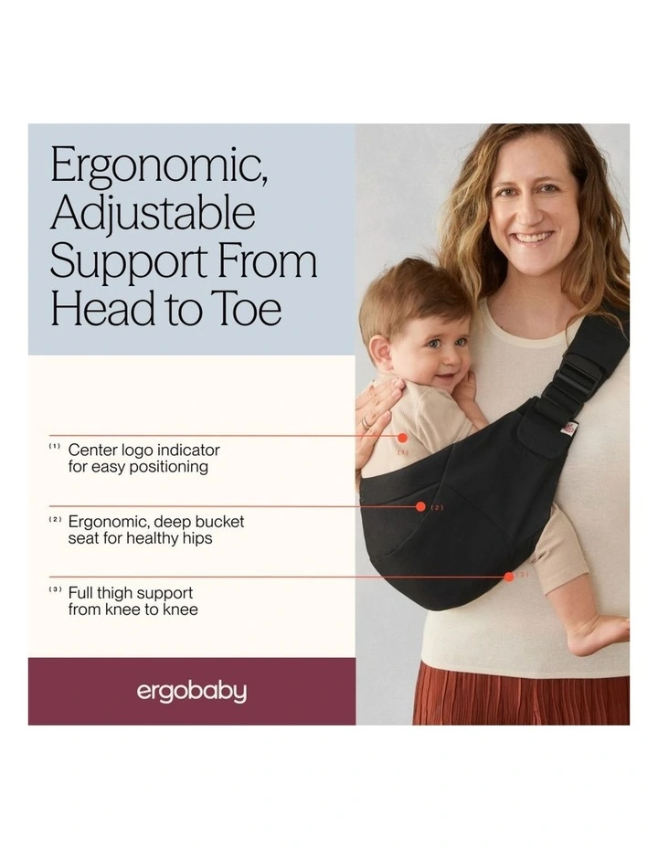 Upsie Sling Carrier - Onyx Black image 6