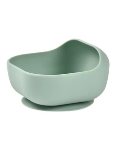 Silicone Suction Bowl - Sage Green