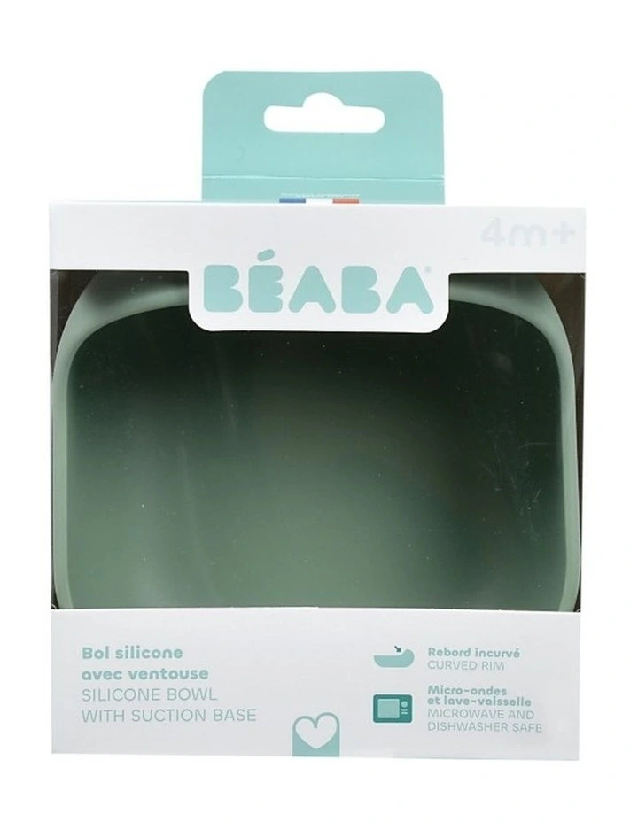 Silicone Suction Bowl - Sage Green image 3