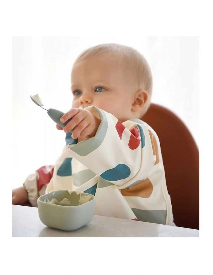 Stainless Steel Pre-Cutlery - Sage Green image 5