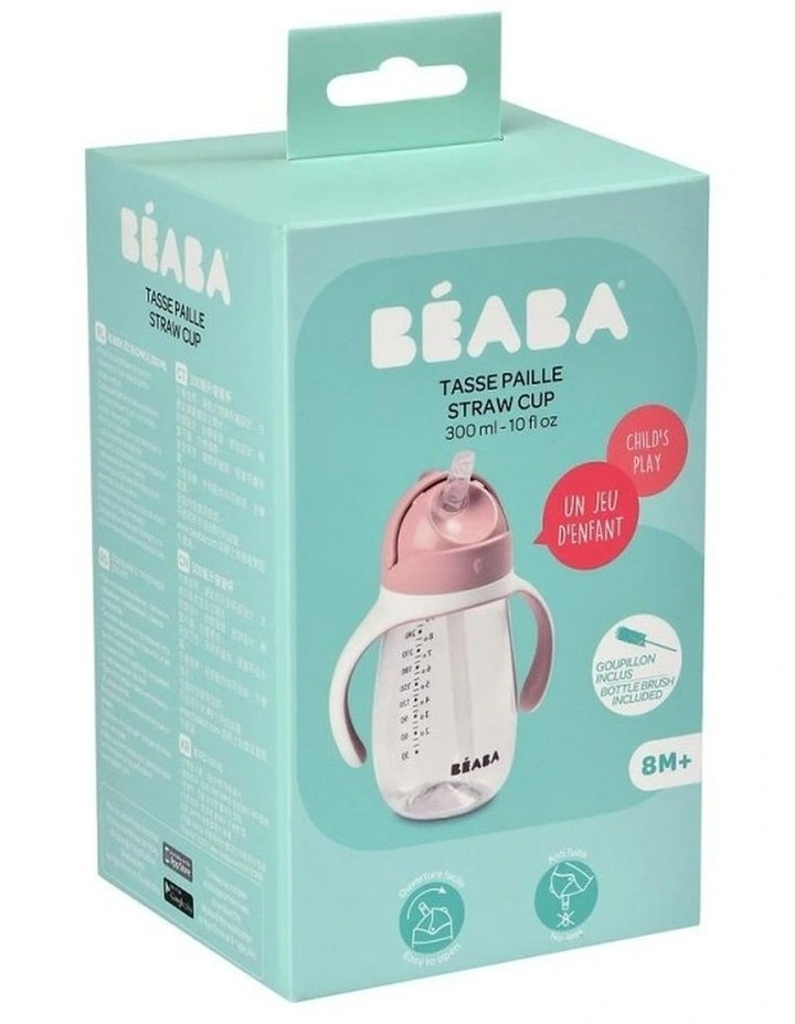 Straw Cup 300ml - Vintage Pink image 3