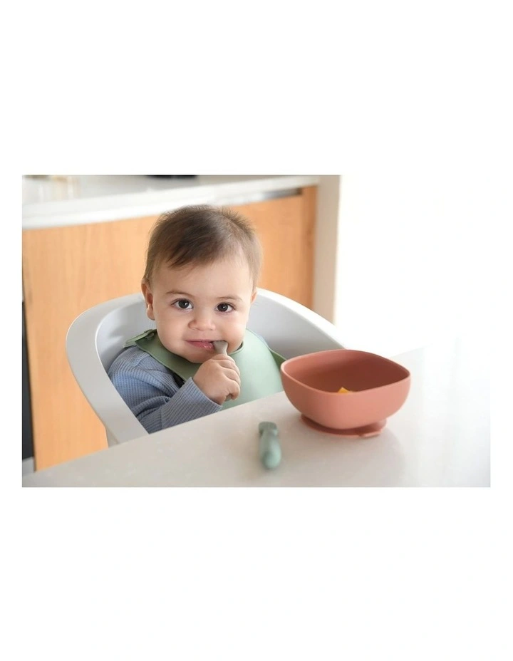 Silicone Pre-Spoons 2 Pack - Sage Green/Velvet Grey image 4