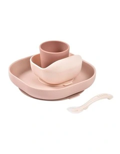 Silicone Suction Meal Set - Cotton Candy