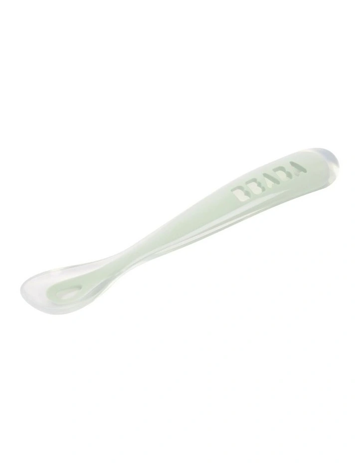 1st Stage Silicone Spoon - Misty Green image 1