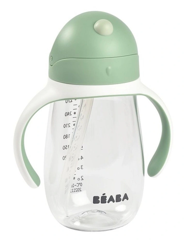 Straw Cup 300ml - Sage Green image 2