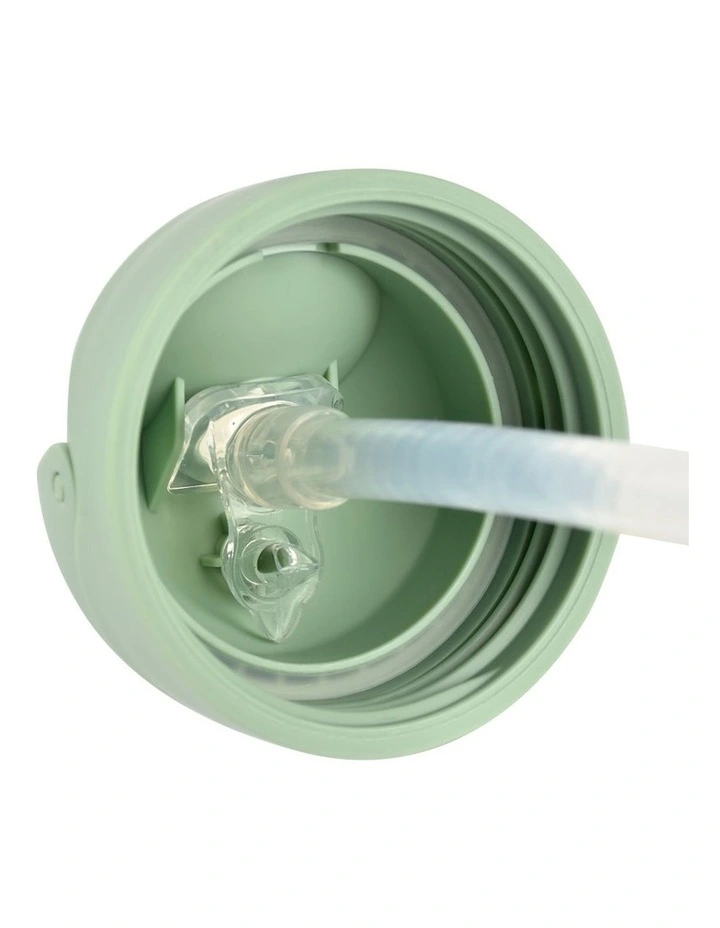 Straw Cup 300ml - Sage Green image 3