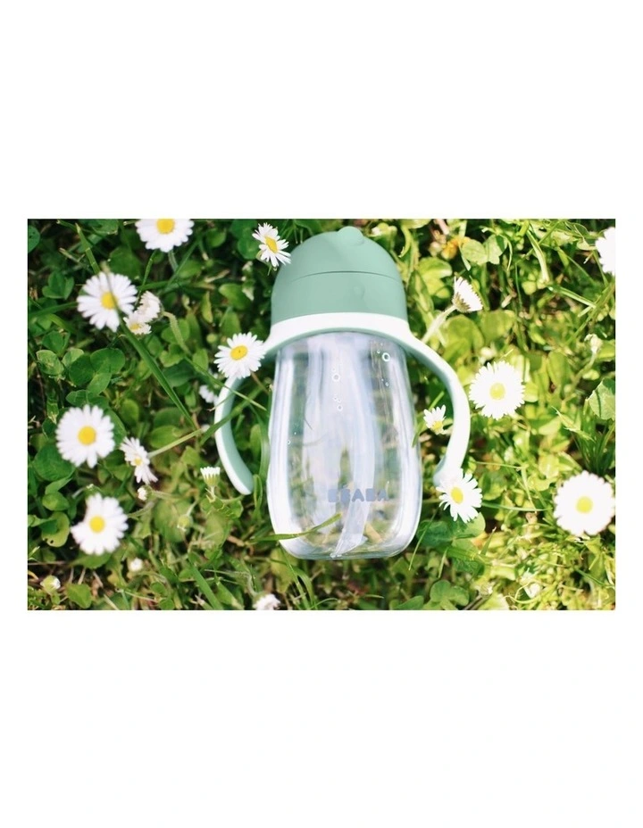 Straw Cup 300ml - Sage Green image 7