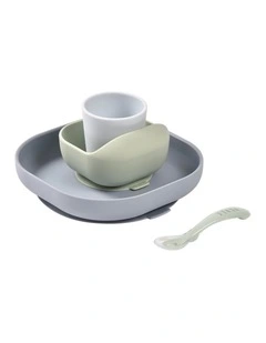 Silicone Suction Meal Set - Cloud Blue