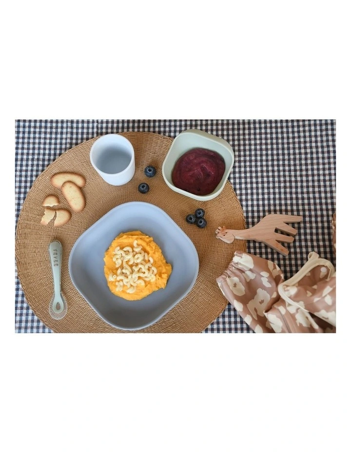 Silicone Suction Meal Set - Cloud Blue image 4