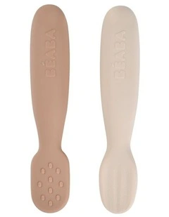 Silicone Pre-Spoons 2 Pack - Praline/Clay