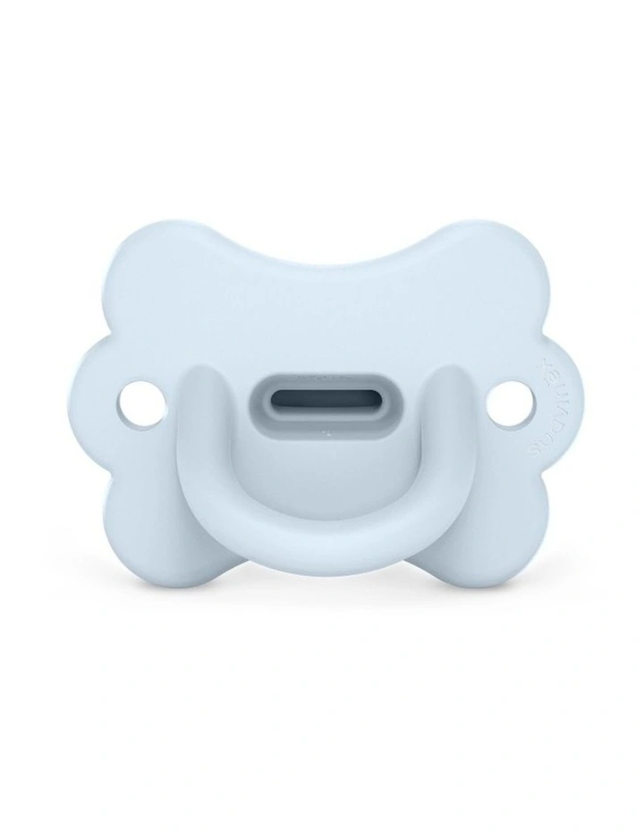 Colour Essence Butterfly Silicone SX Pro Soother 0-6 Months - Ballad Blue image 1