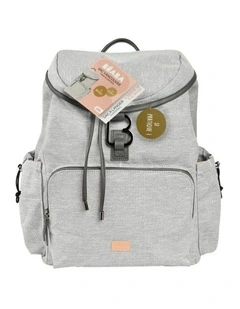 Vancouver Nappy Bag Backpack - Heather Grey