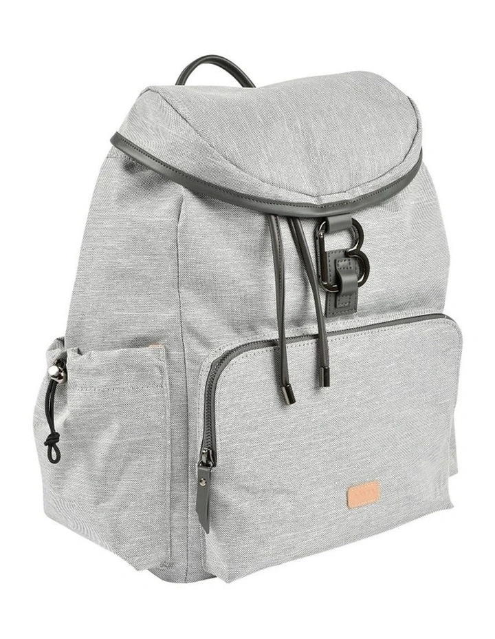 Vancouver Nappy Bag Backpack - Heather Grey image 2