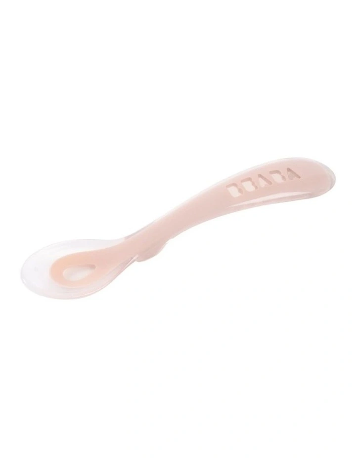 2nd Stage Soft Silicone Spoon - Cotton Candy image 1