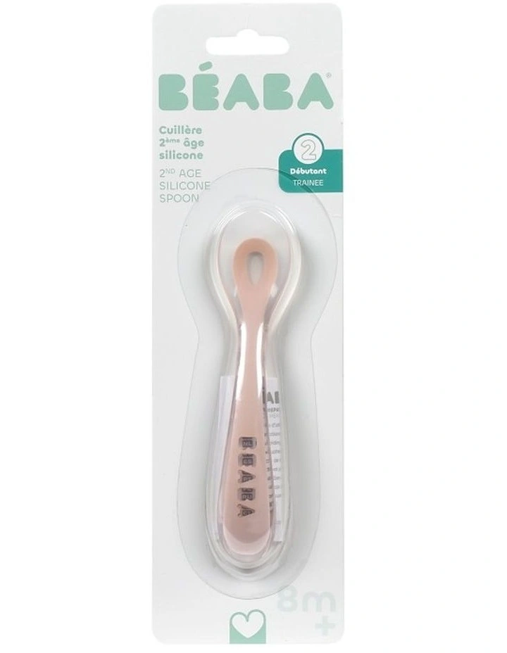 2nd Stage Soft Silicone Spoon - Cotton Candy image 2